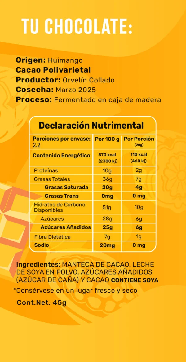 Choco Leche - Jacinto: barra de chocolate – foto 4