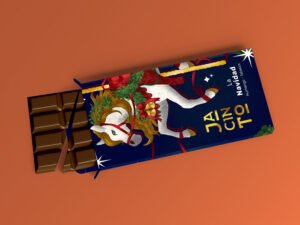 chocolate navidad jacinto 2025:almendra y avellana